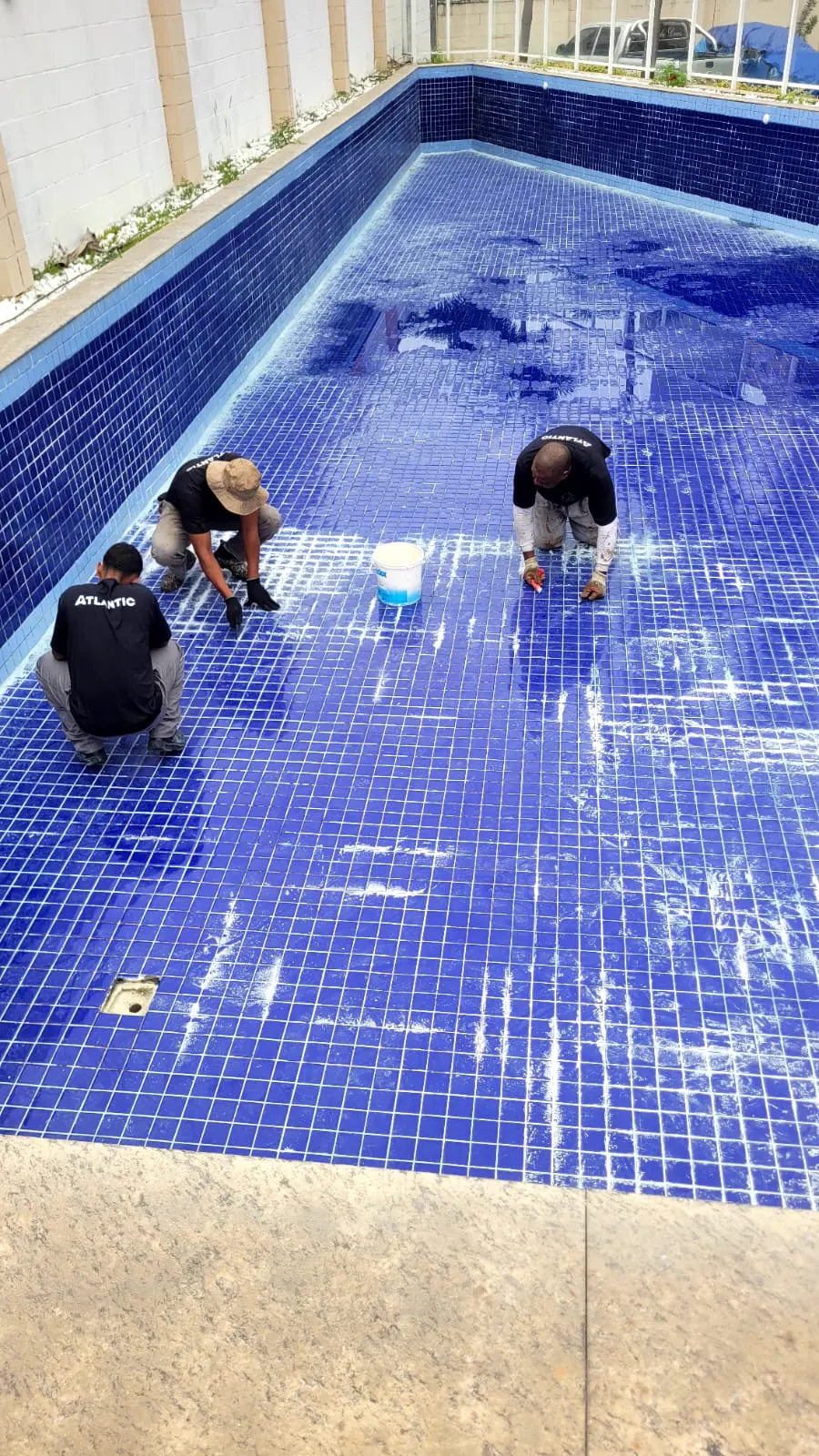 Reforma estrutural de piscina